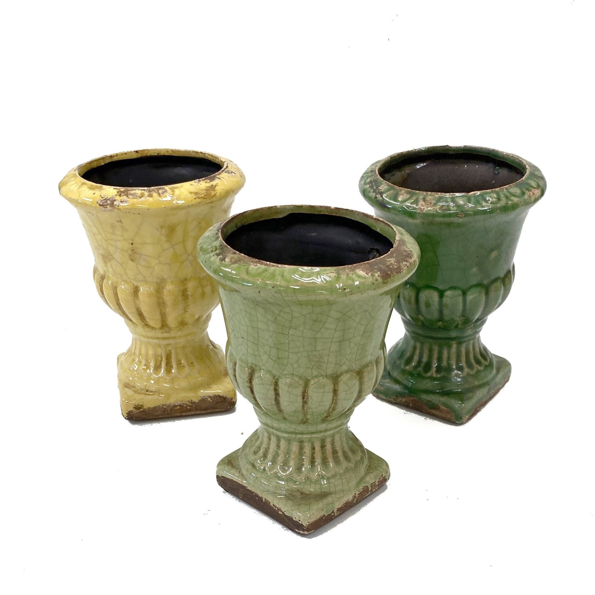 Hunziker Ceramic Pot Planter Rosecliff Heights Size: 24 H x 28 W x 28 D