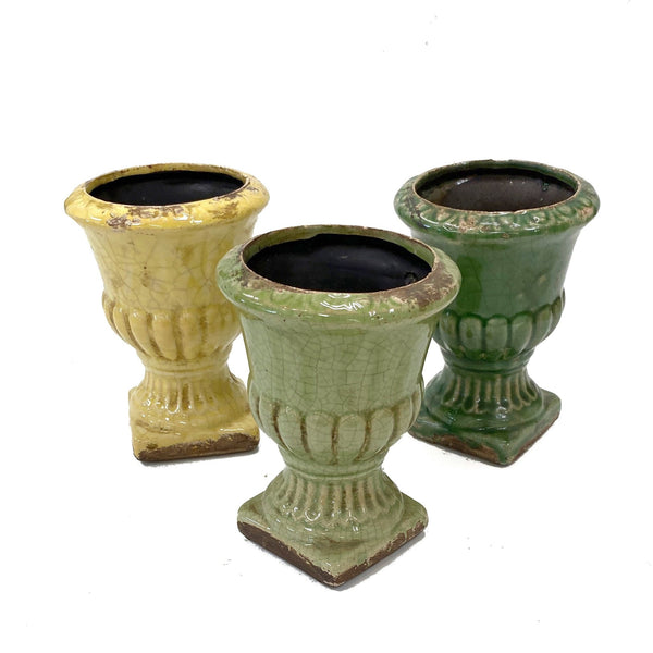 Ceramic Flower Pot Set of 3 - Divine Decor By Huzeifa