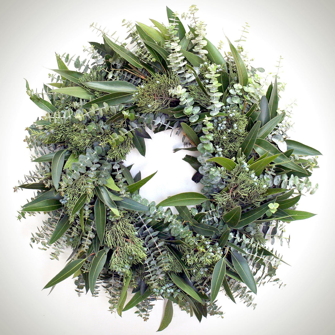 Classic Wreath Subscription - Creekside Farms Timeless, fresh and dried wreaths for each season 16"/16"/20"/20"