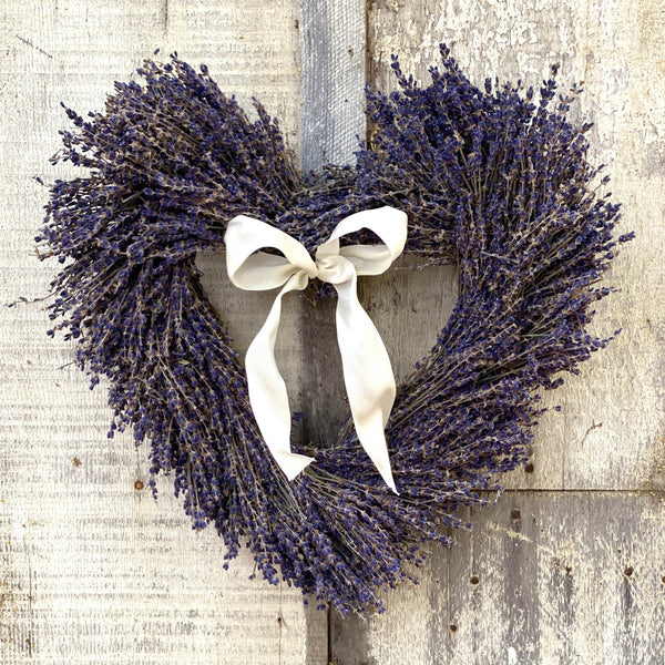 Lavender Rose Heart Shaped Wreath by KatsCreationsNMore