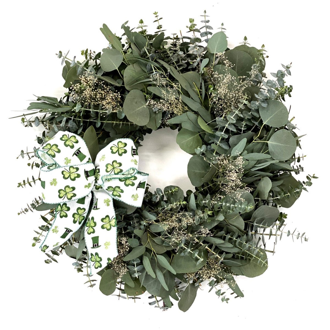 Lucky Leprechaun Wreath - Creekside Farms The perfect addition to your St. Patrick's Day decor fresh wreath 20"