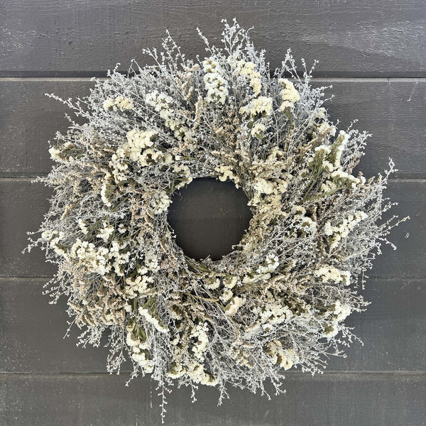 White Statice Dried Flowers - The Parsons Wreath Company